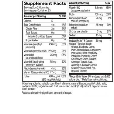 Alive Zero Sugar Women's Gummy Multivitamin